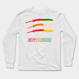 Worm On A String Sticker Candy EATTHERICH Long Sleeve T-Shirt